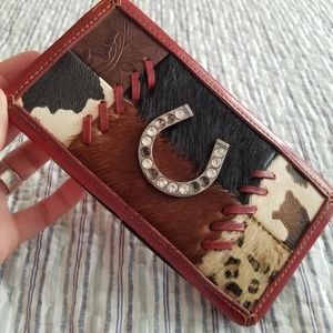 Western leather wallet